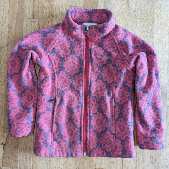 Columbia Girls Fleece Jacket Size 4 - Picture 1 of 3